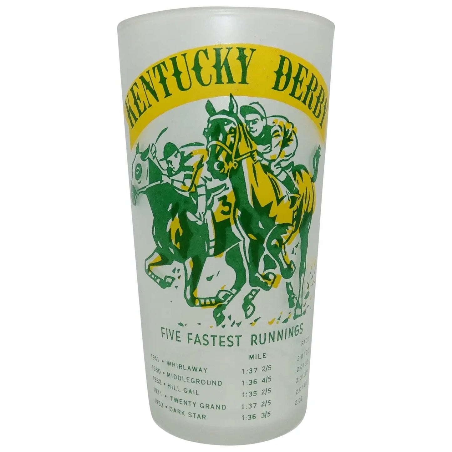 1955 Kentucky Derby Glass