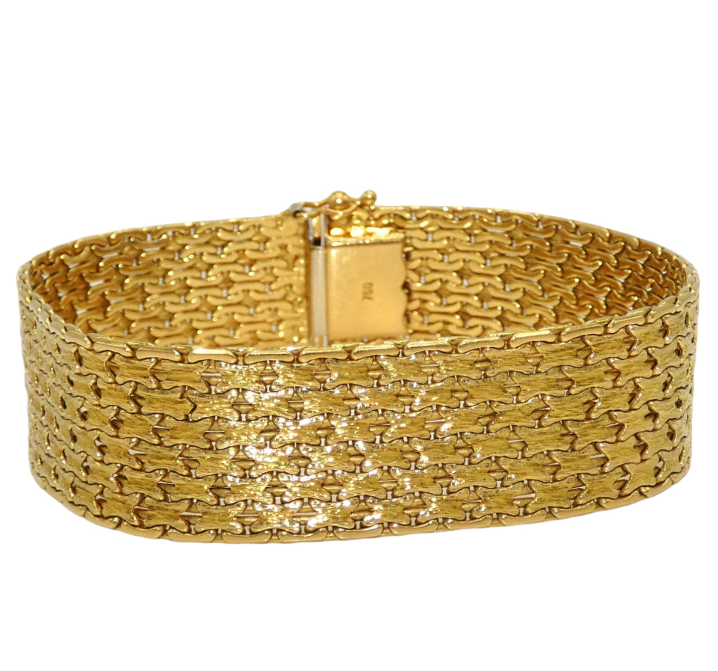 18K Gold Mesh Bracelet