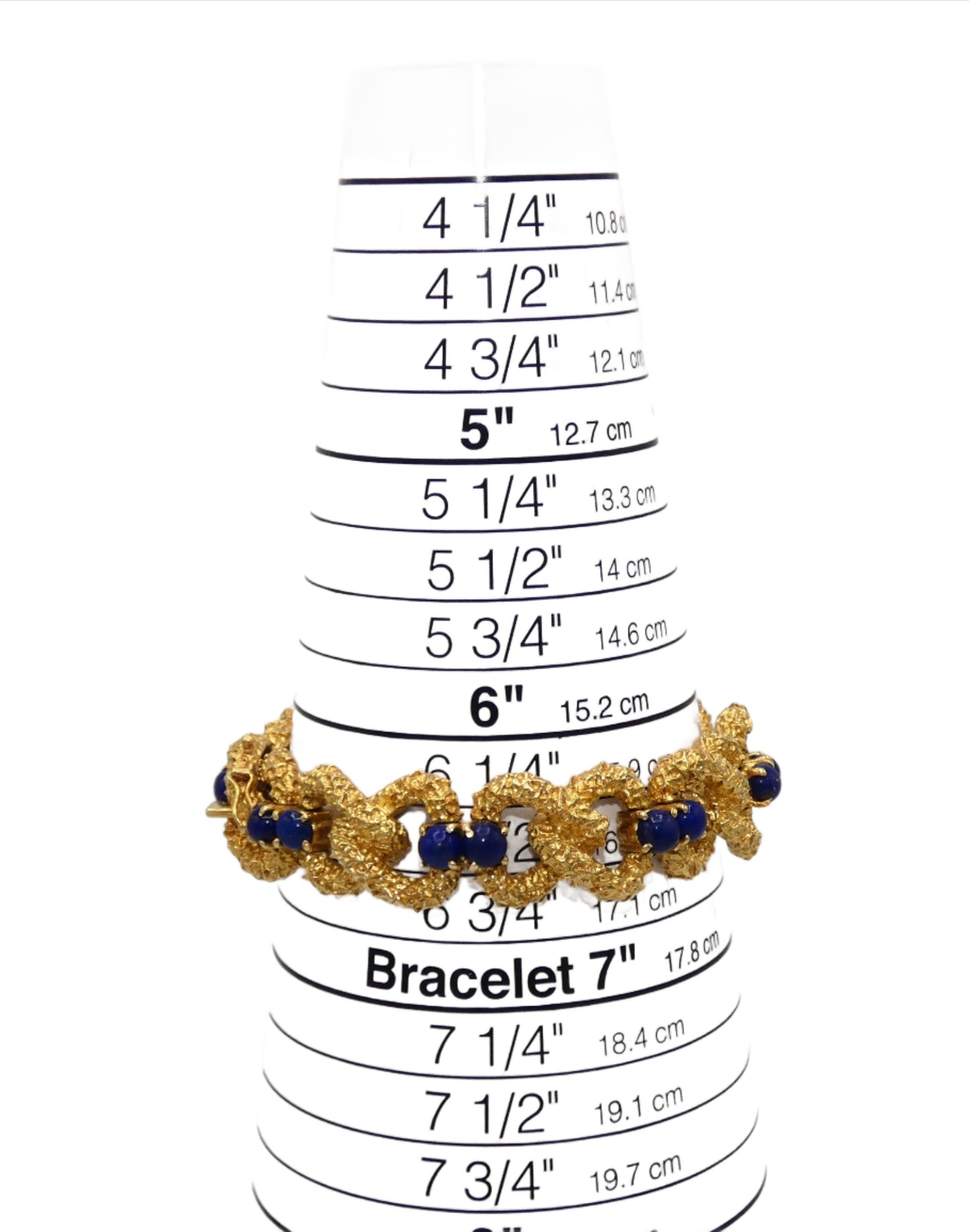18K Gold Tiffany & Co. Lapis Bracelet