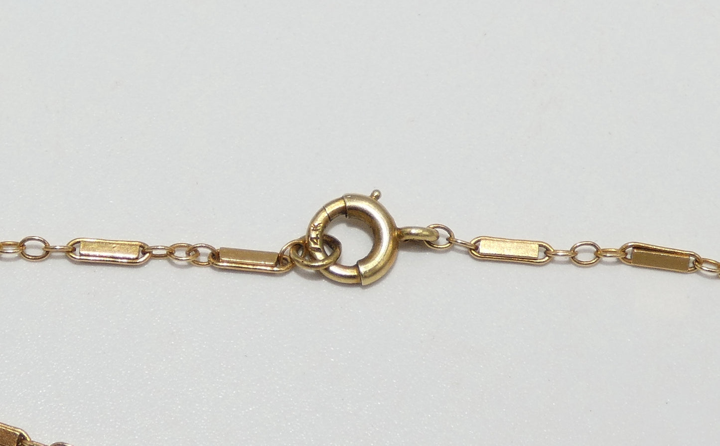 14K Gold Lapis Lazuli Necklace