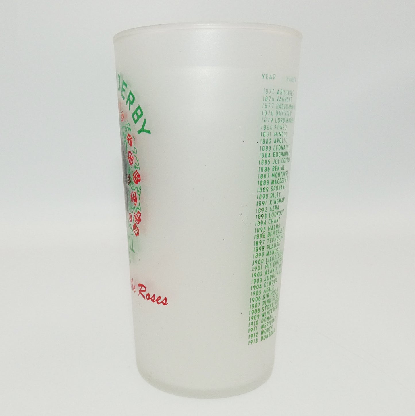 1953 Kentucky Derby Mint Julep Glass