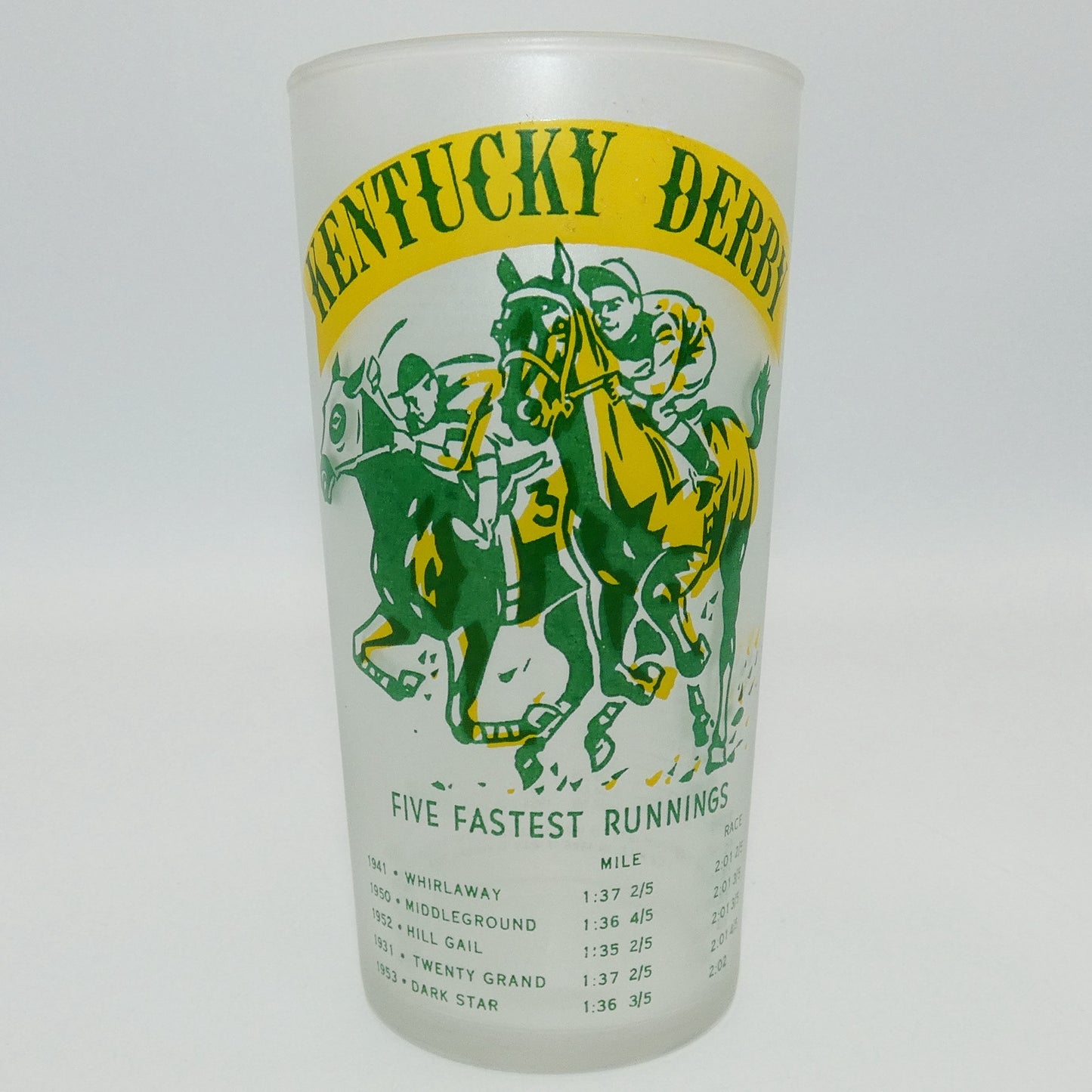 1955 Kentucky Derby Glass