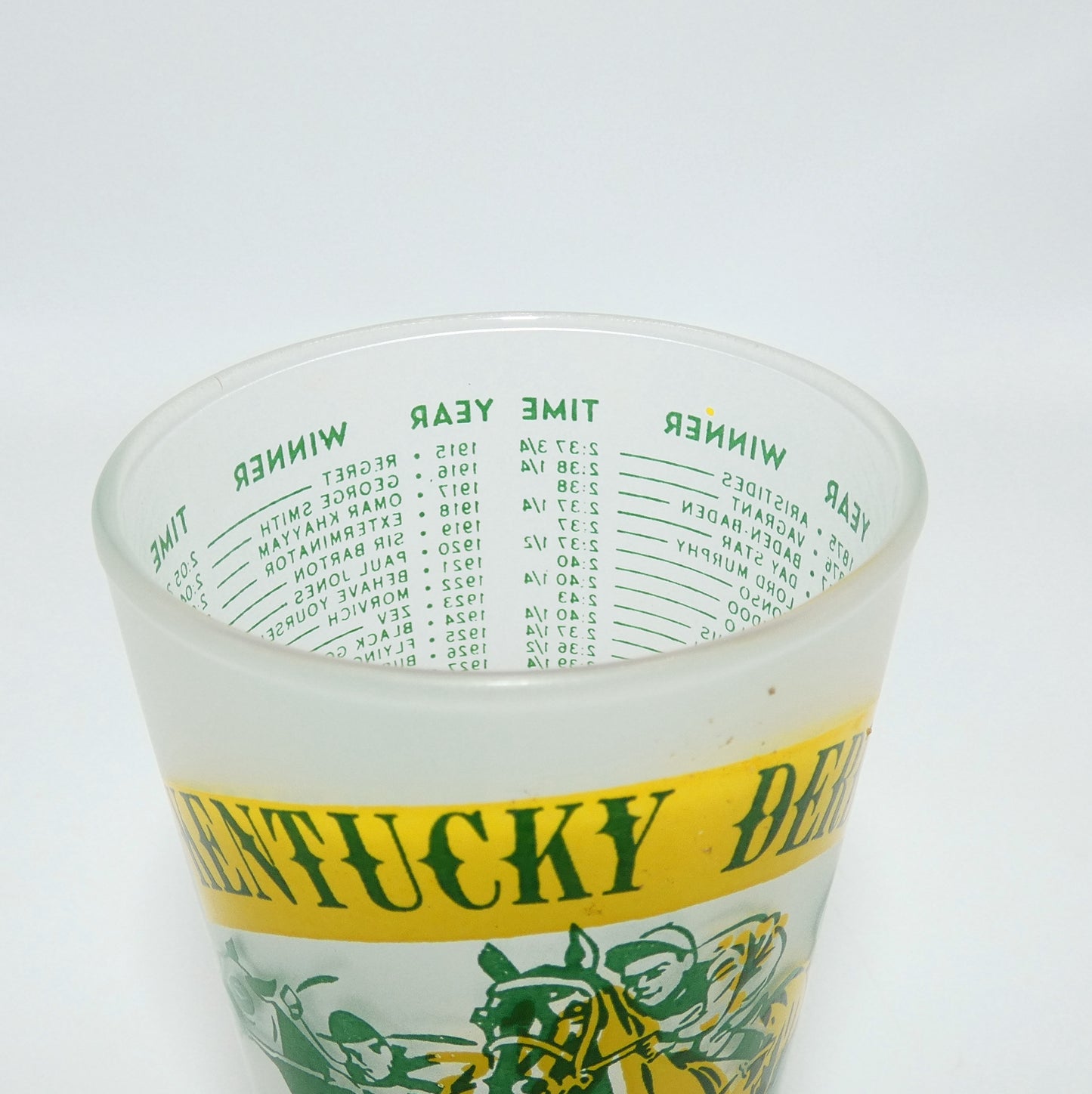 1955 Kentucky Derby Glass