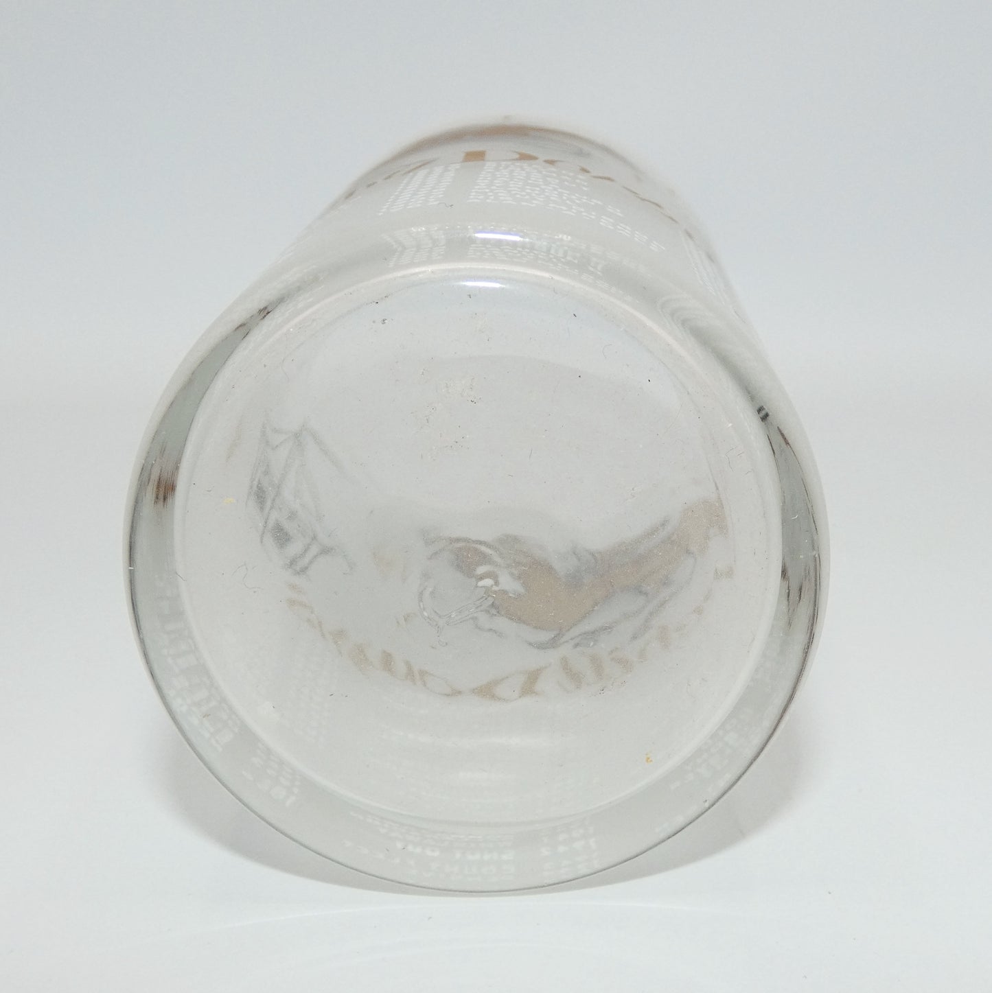 1957 Kentucky Derby Gold Frosted Glass Cup
