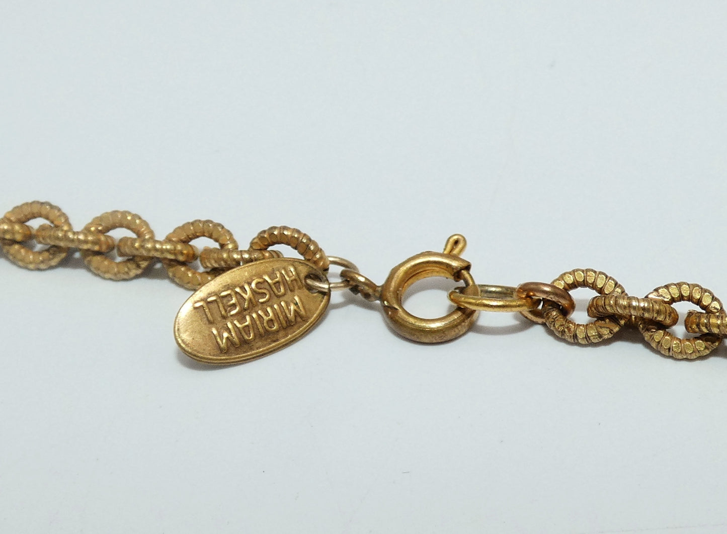 Miriam Haskell Tigers Eye Necklace