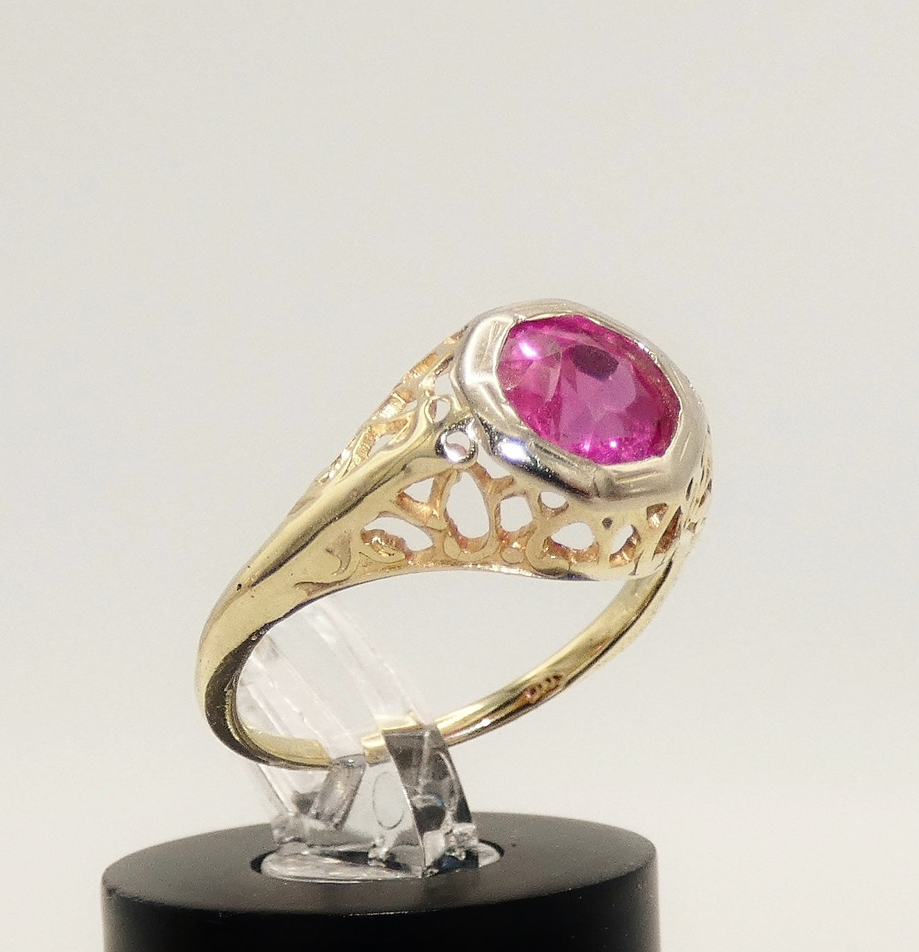 10K Gold Art Deco Ruby Ring