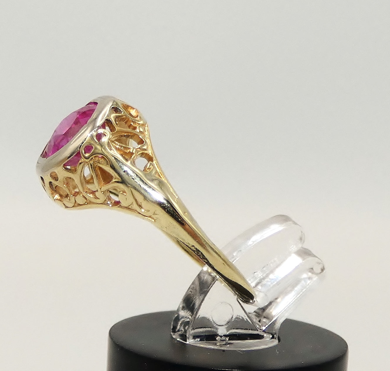 10K Gold Art Deco Ruby Ring