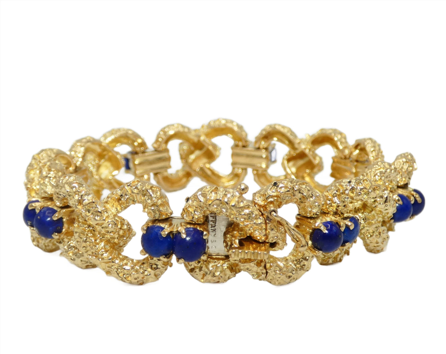 18K Gold Tiffany & Co. Lapis Bracelet