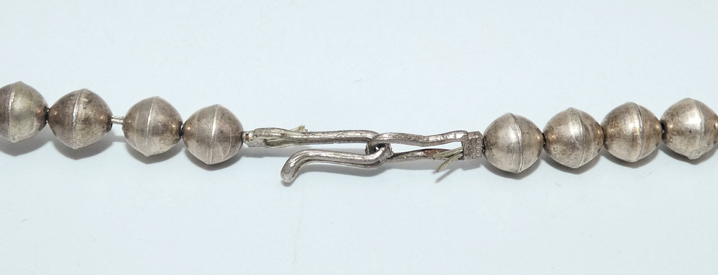 Vintage Squash Blossom Bisbee Turquoise Necklace