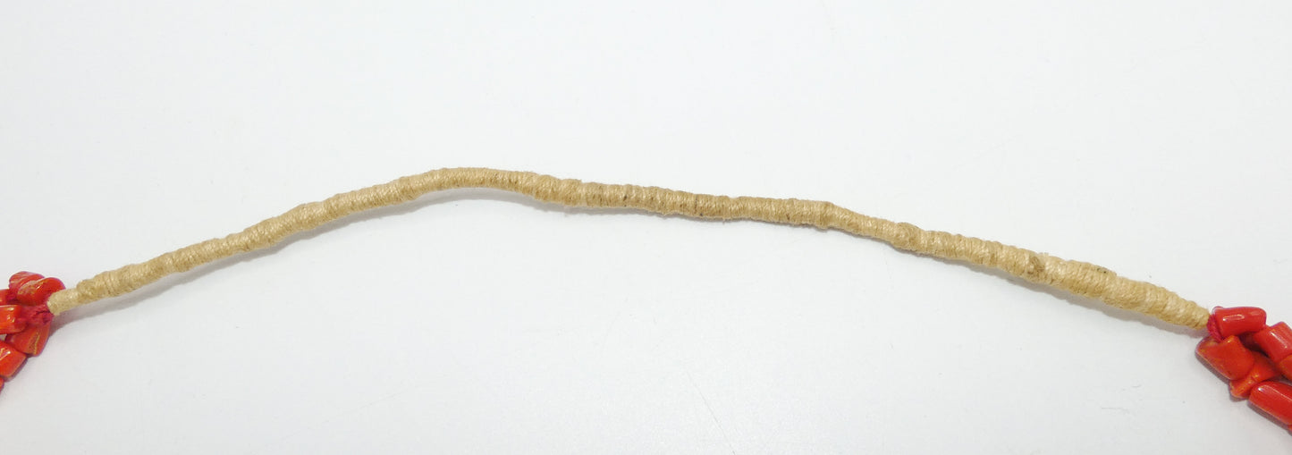 Three Strand Coral Necklace