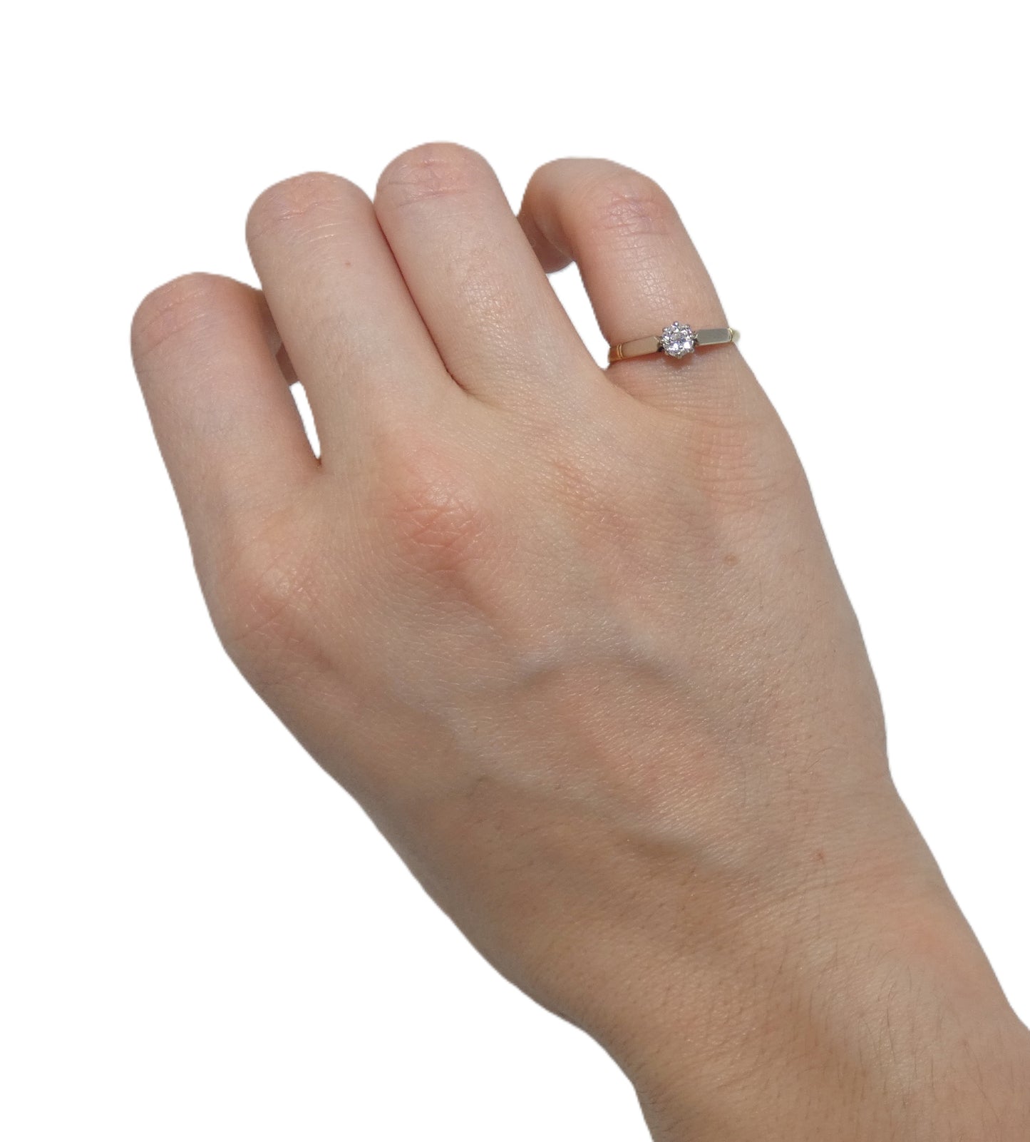 Platinum & Gold Diamond Ring
