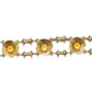 14K Gold Citrine & Grey Pearl Bracelet