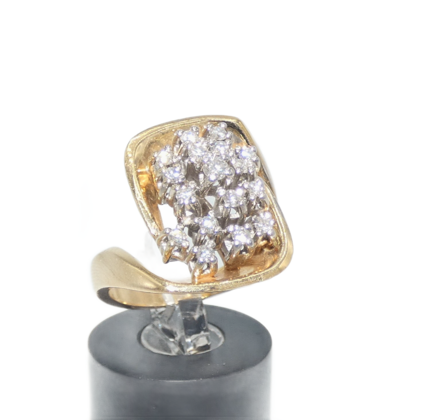 14K Gold Multi Diamond Ring