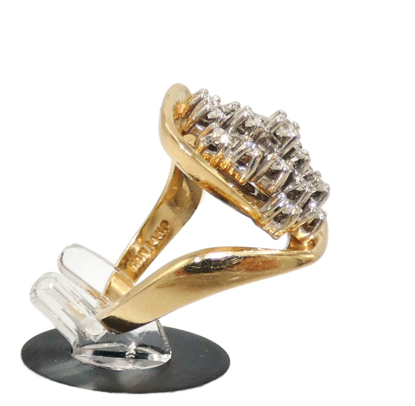 14K Gold Multi Diamond Ring