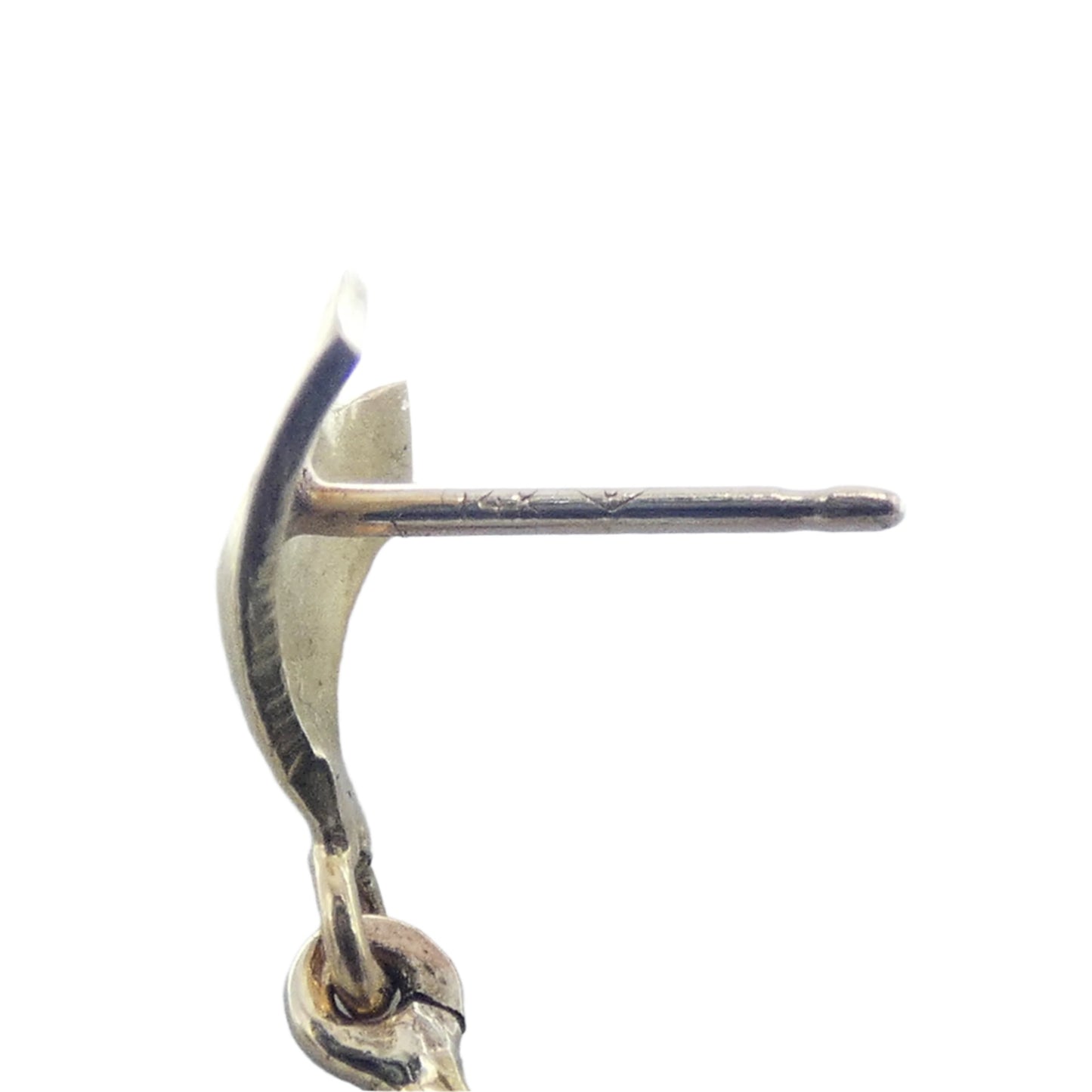 14K Gold Rubies & Pearls Dangle Earrings