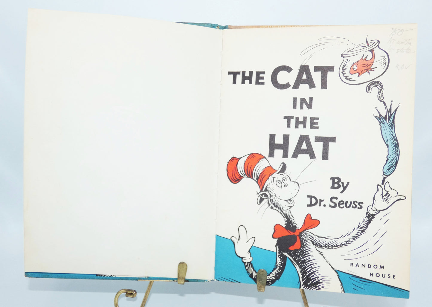 Dr. Suess The Cat In The Hat First Edition Book