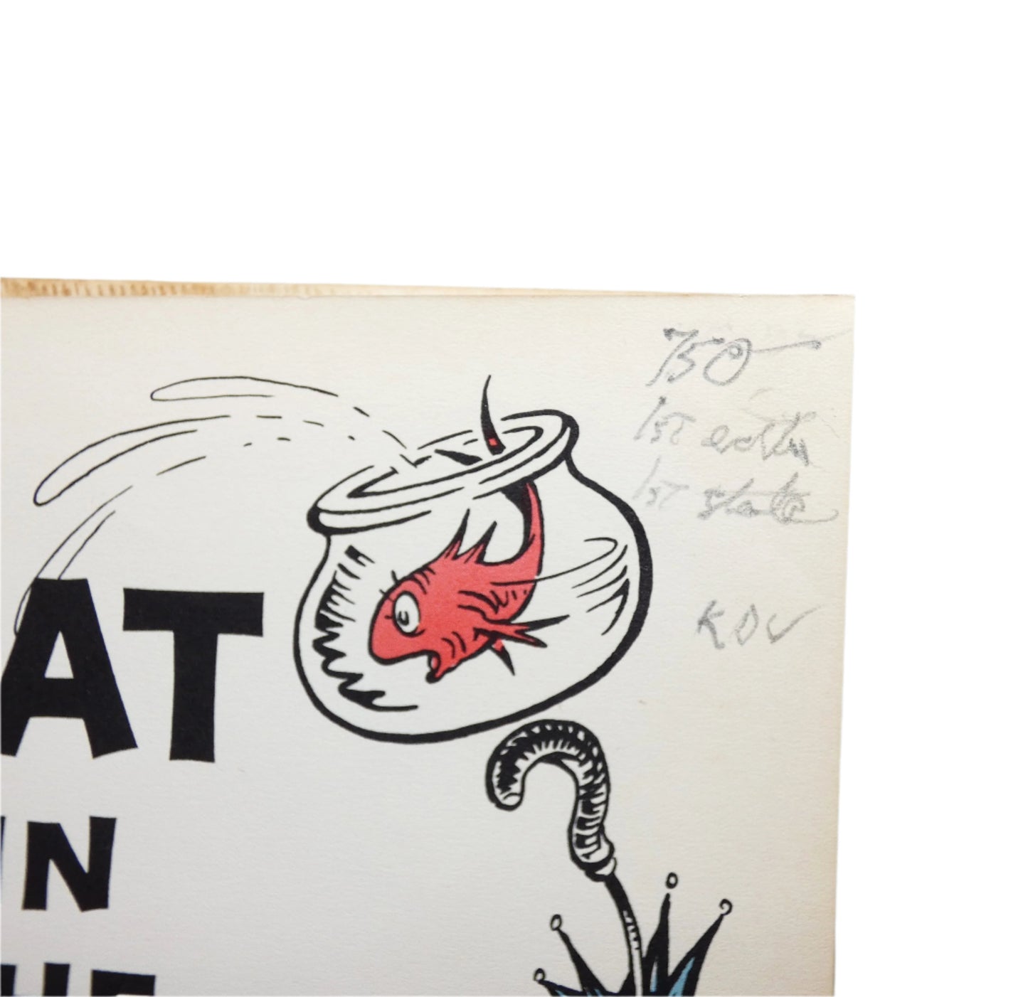 Dr. Suess The Cat In The Hat First Edition Book