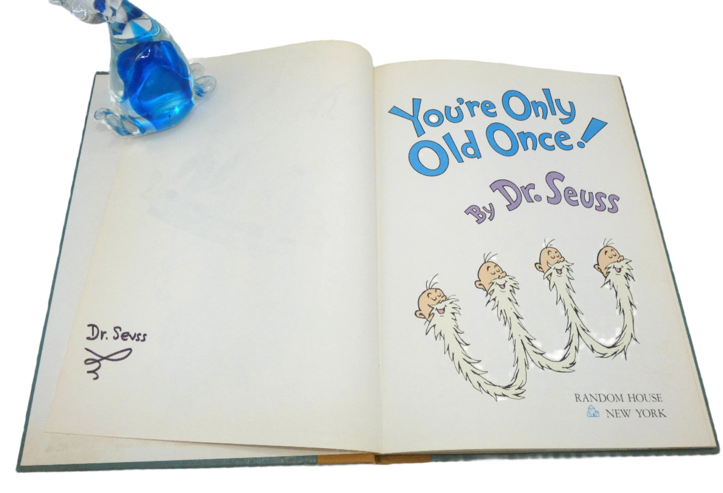 Dr. Suess You're Only Old Once First Edition Signed Book JSA