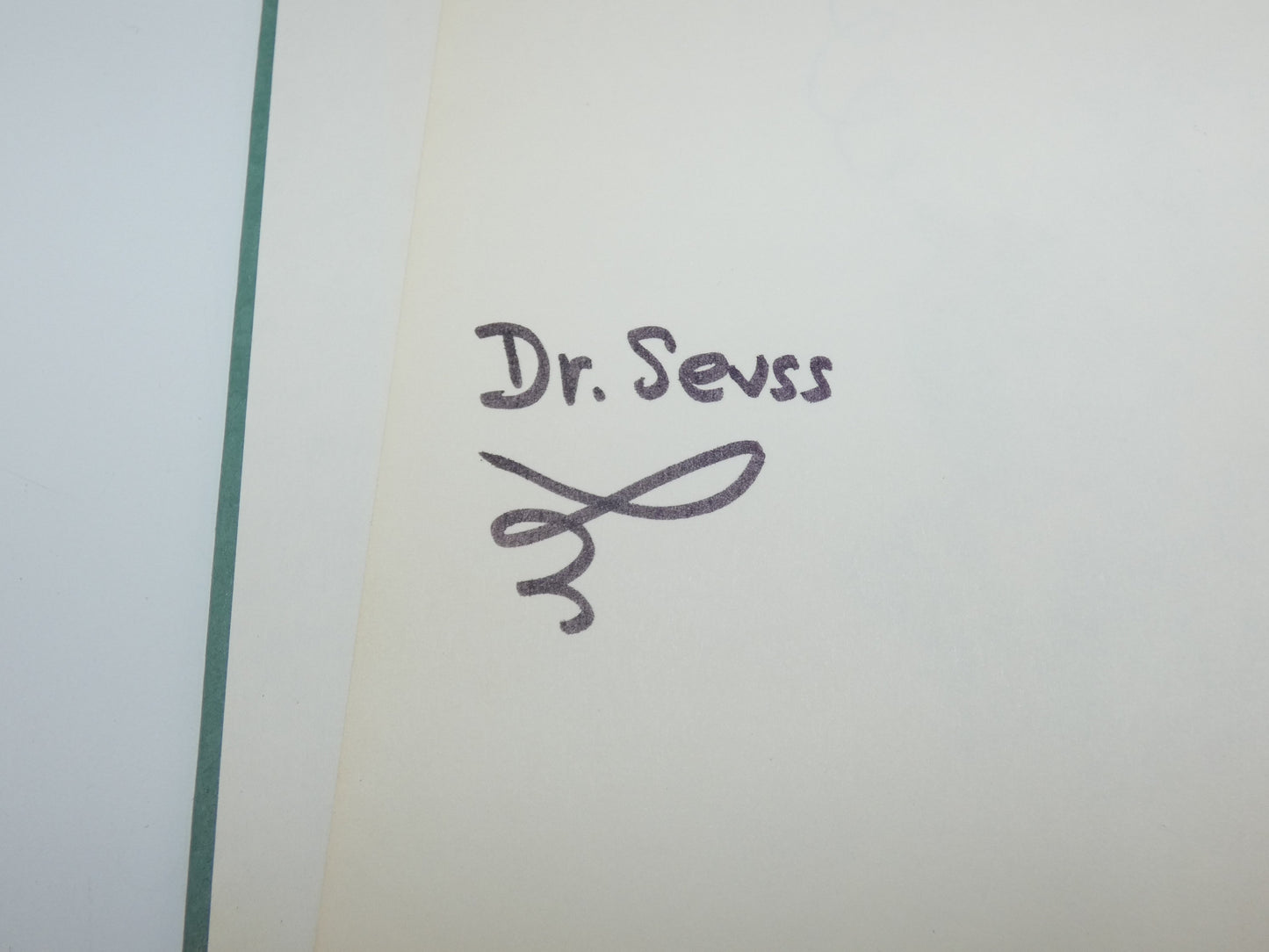 Dr. Suess You're Only Old Once First Edition Signed Book JSA