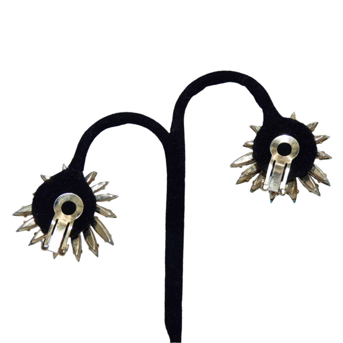 Schreiner Flower Brooch & Clip-On Earrings