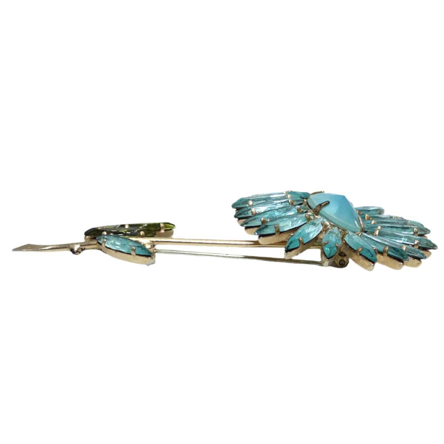 Schreiner Flower Brooch & Clip-On Earrings