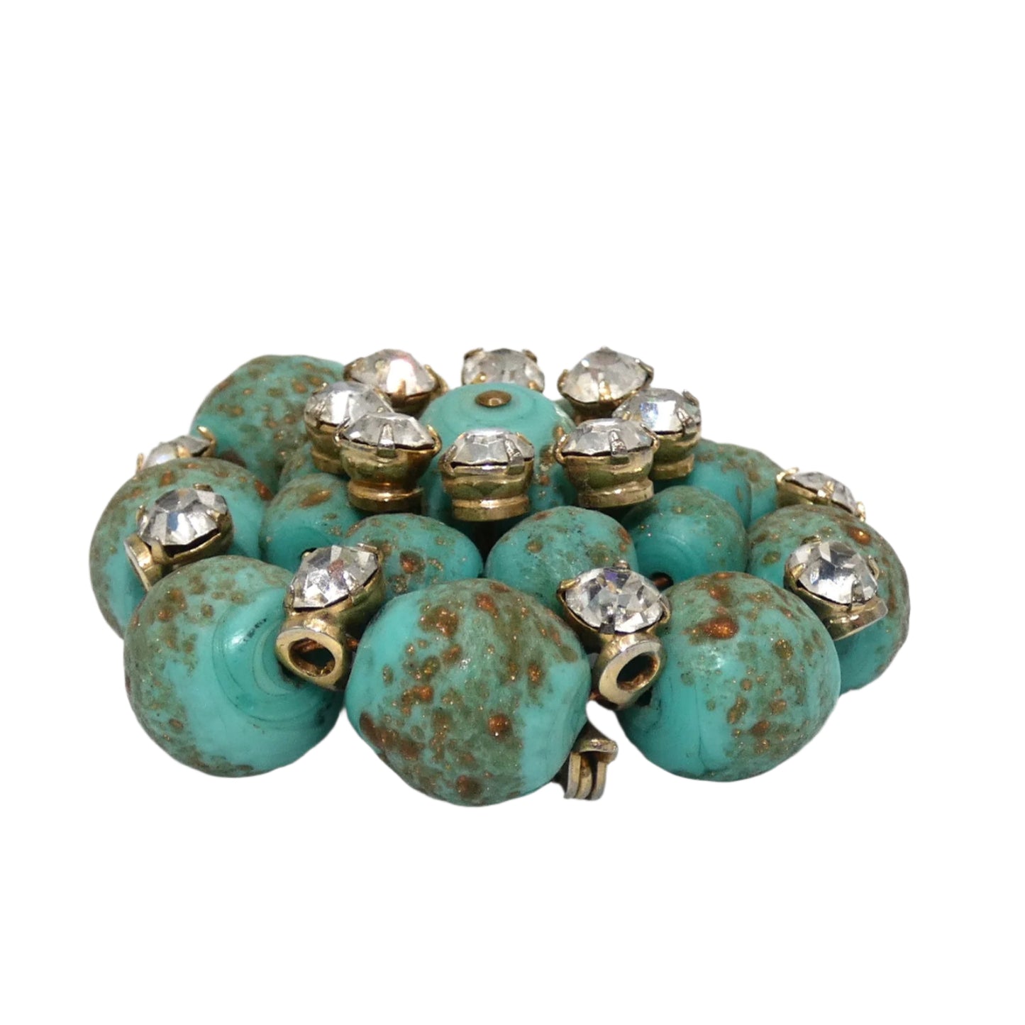 Eisenberg Original Turquoise Brooch & Earrings