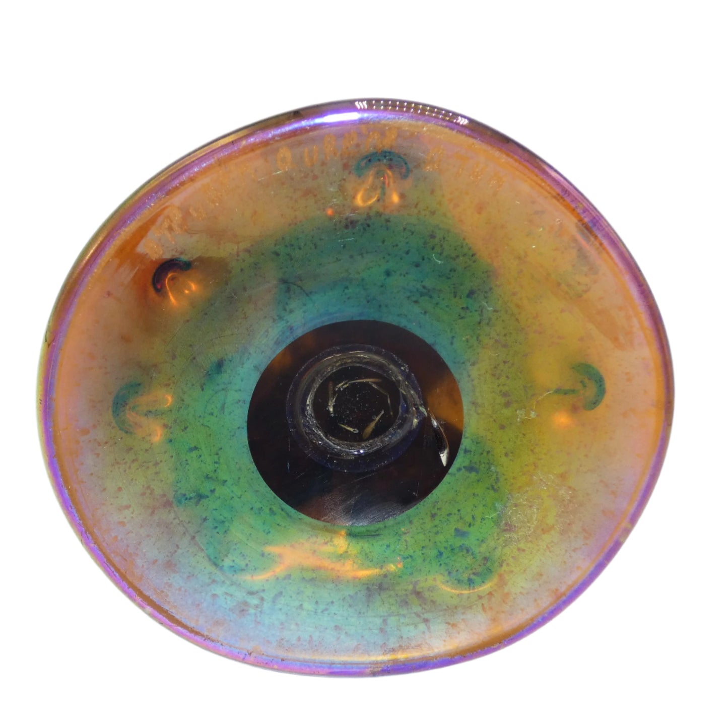 Steuben Aurene Triple Tree Trunk Vase