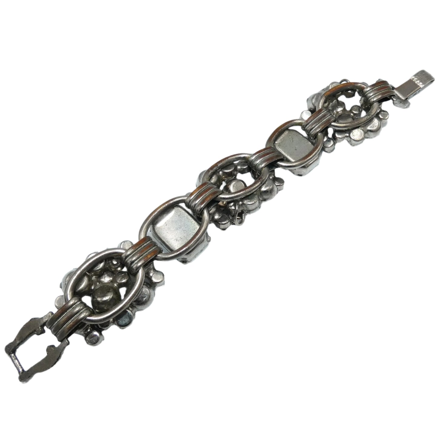 Juliana Milk Glass Cluster Bracelet