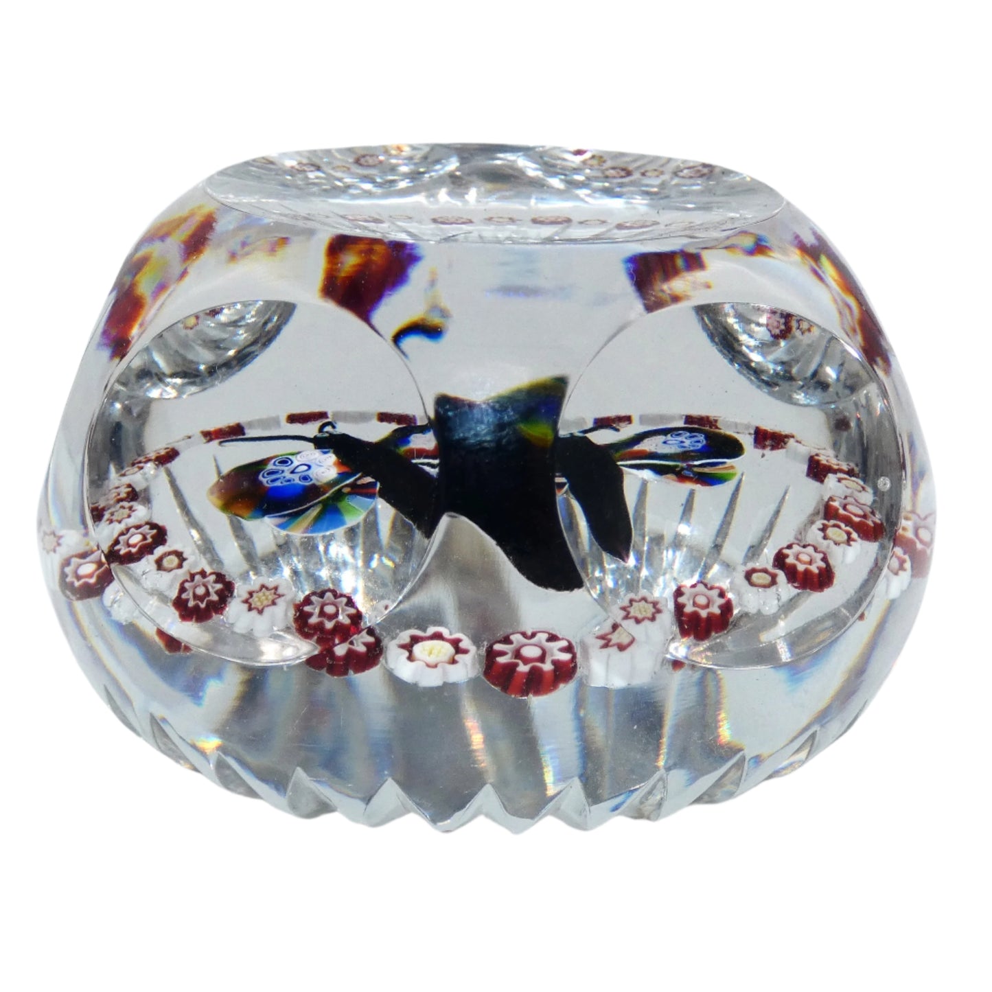 Antique Baccarat Butterfly Paperweight