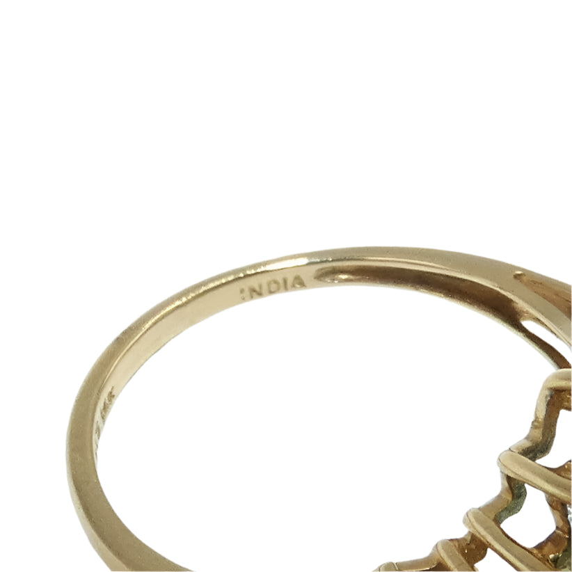 14K Gold Ring with Multi Gem Stones