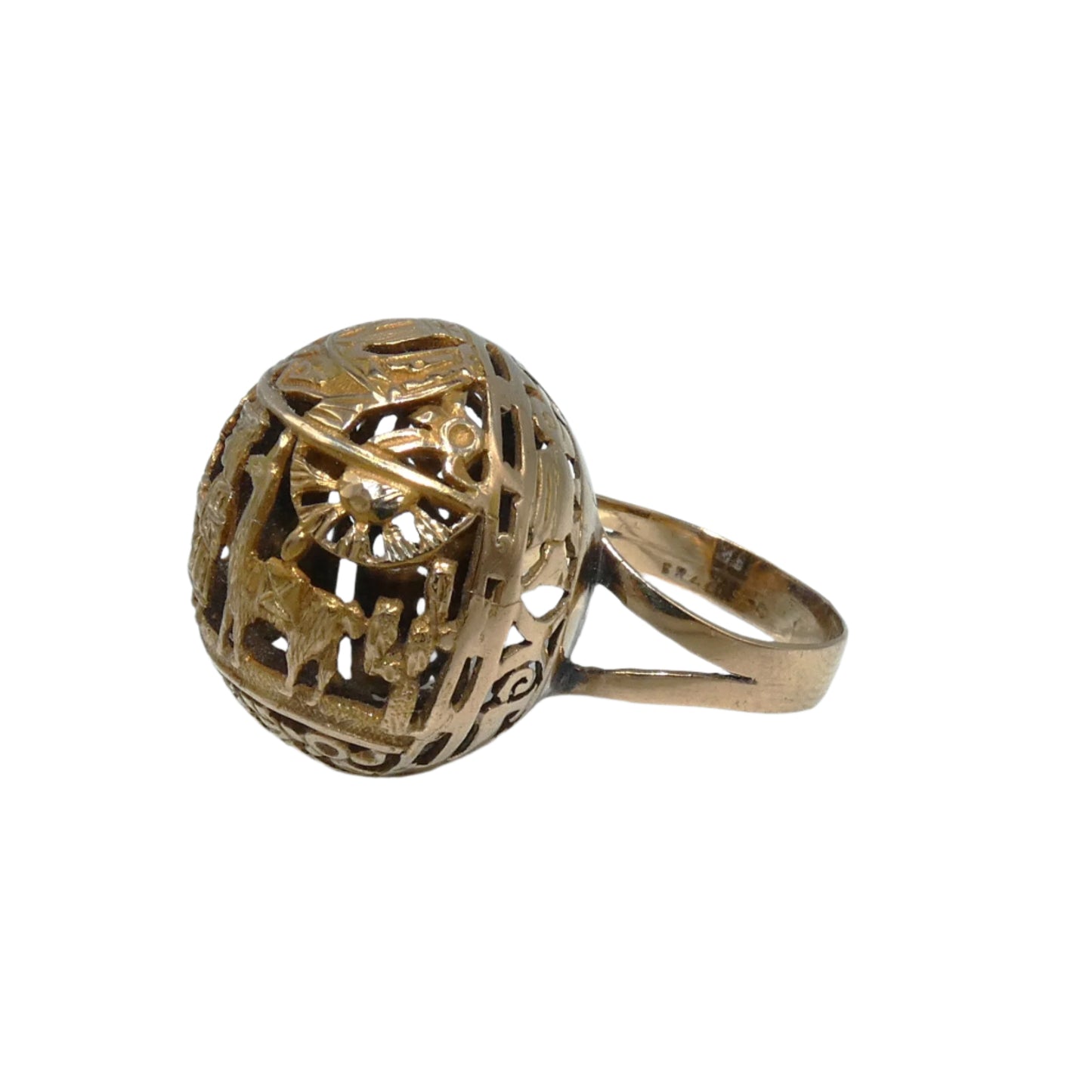 18K Gold Arte Orfebre Peruvian Ring