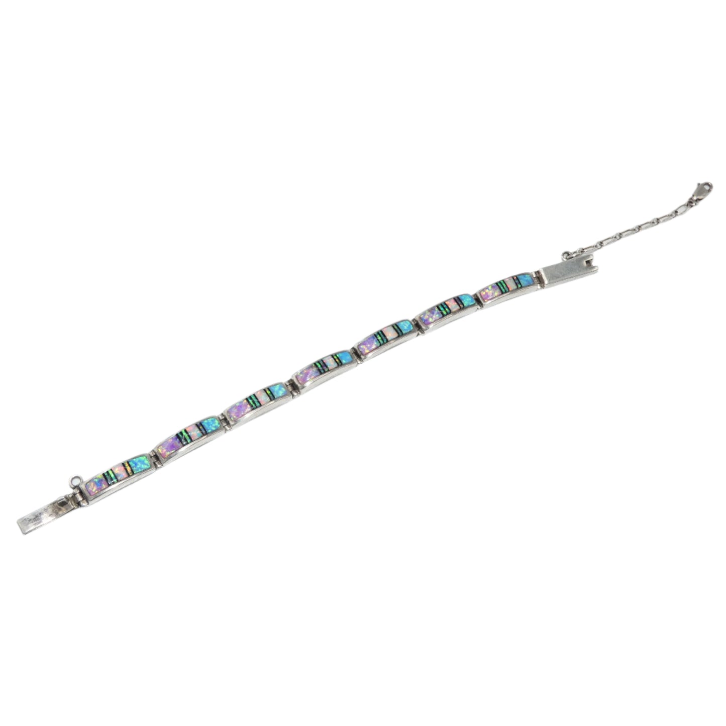 Rick Tolino Sterling Silver Opal Bracelet