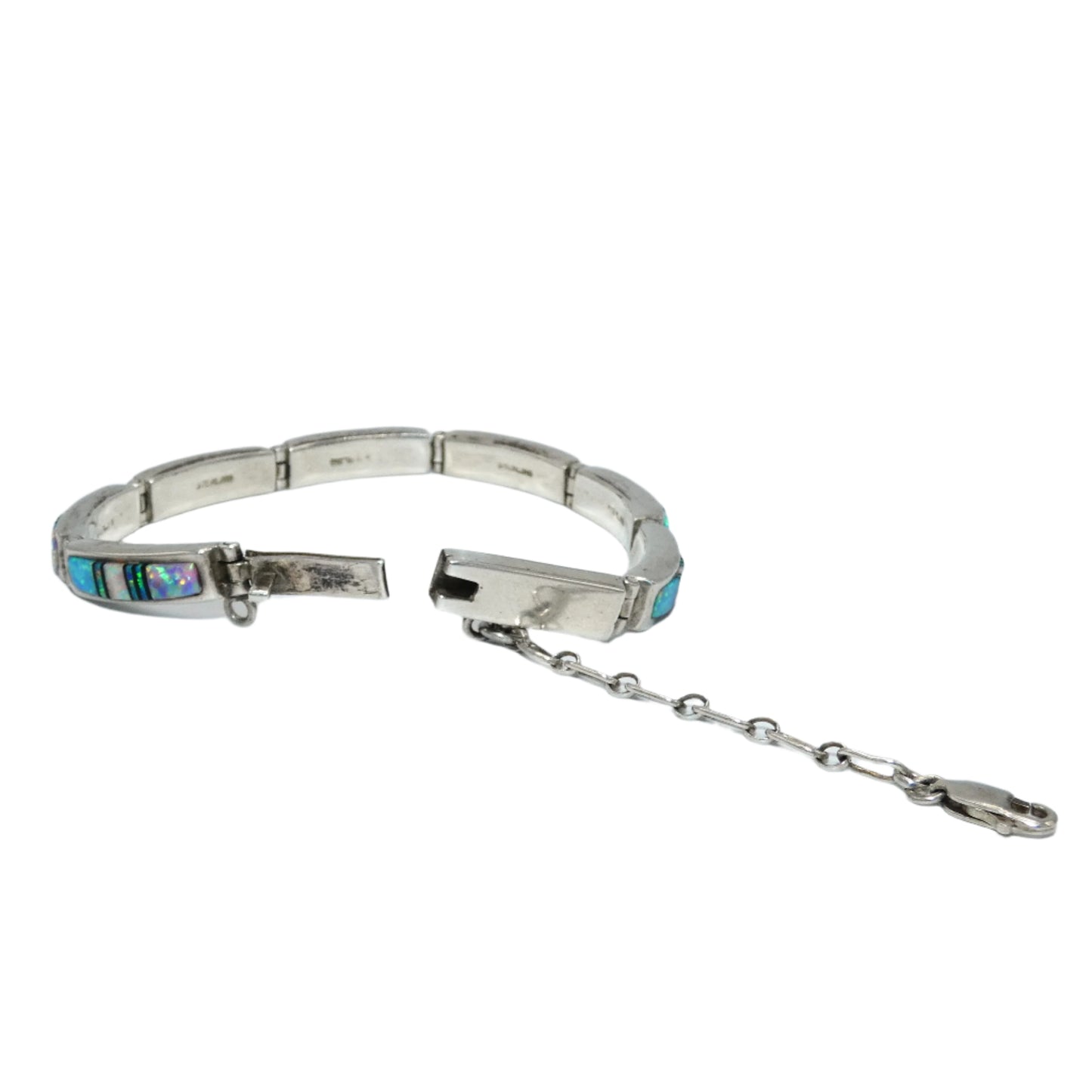Rick Tolino Sterling Silver Opal Bracelet