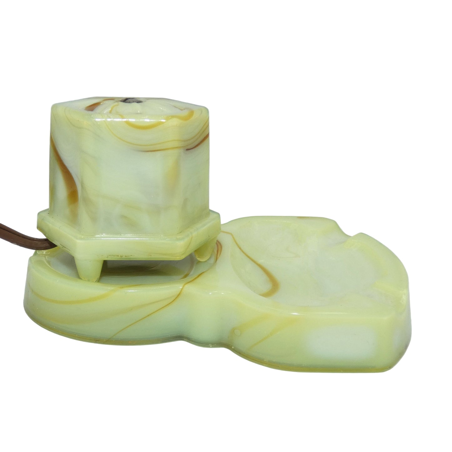 Uranium Akro Agate Cigar Lighter