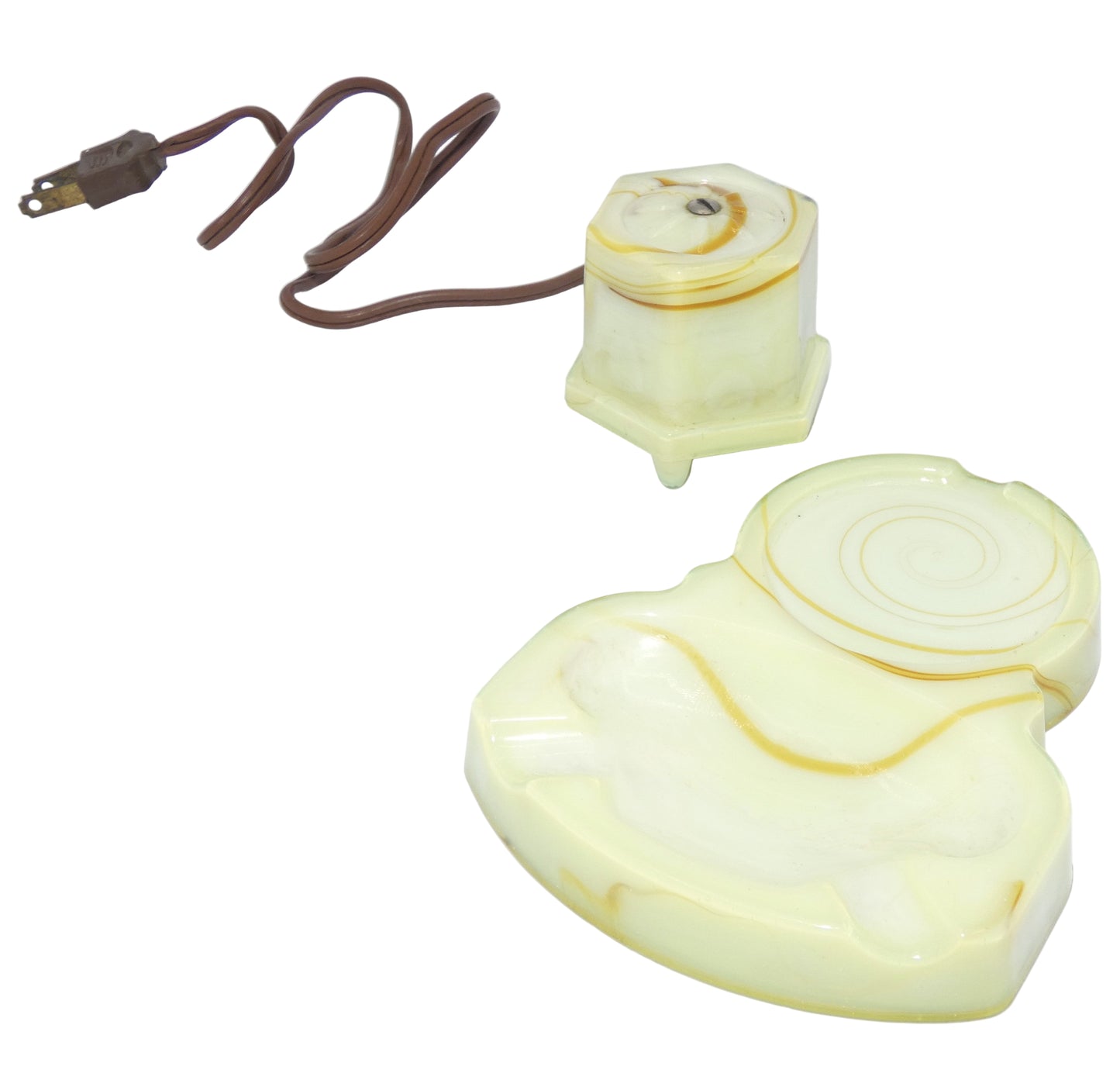 Uranium Akro Agate Cigar Lighter