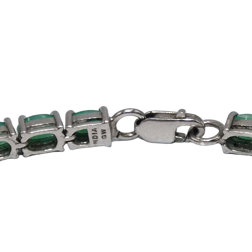 Sterling Silver Tourmaline Bracelet