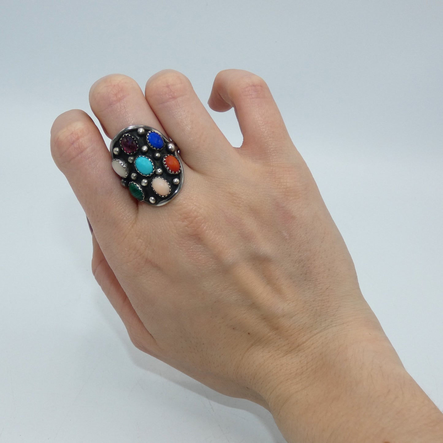 Sterling Silver Shield Ring