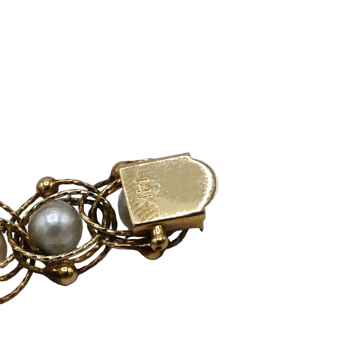14K Gold Pearl Bracelet