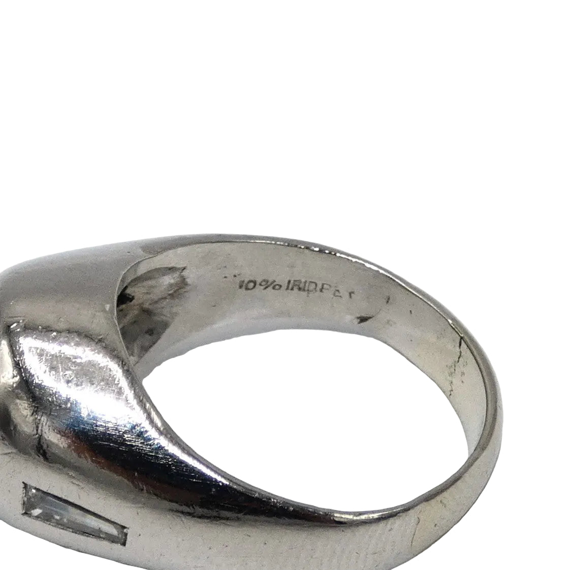 Art Deco Platinum Star Sapphire & Diamond Ring