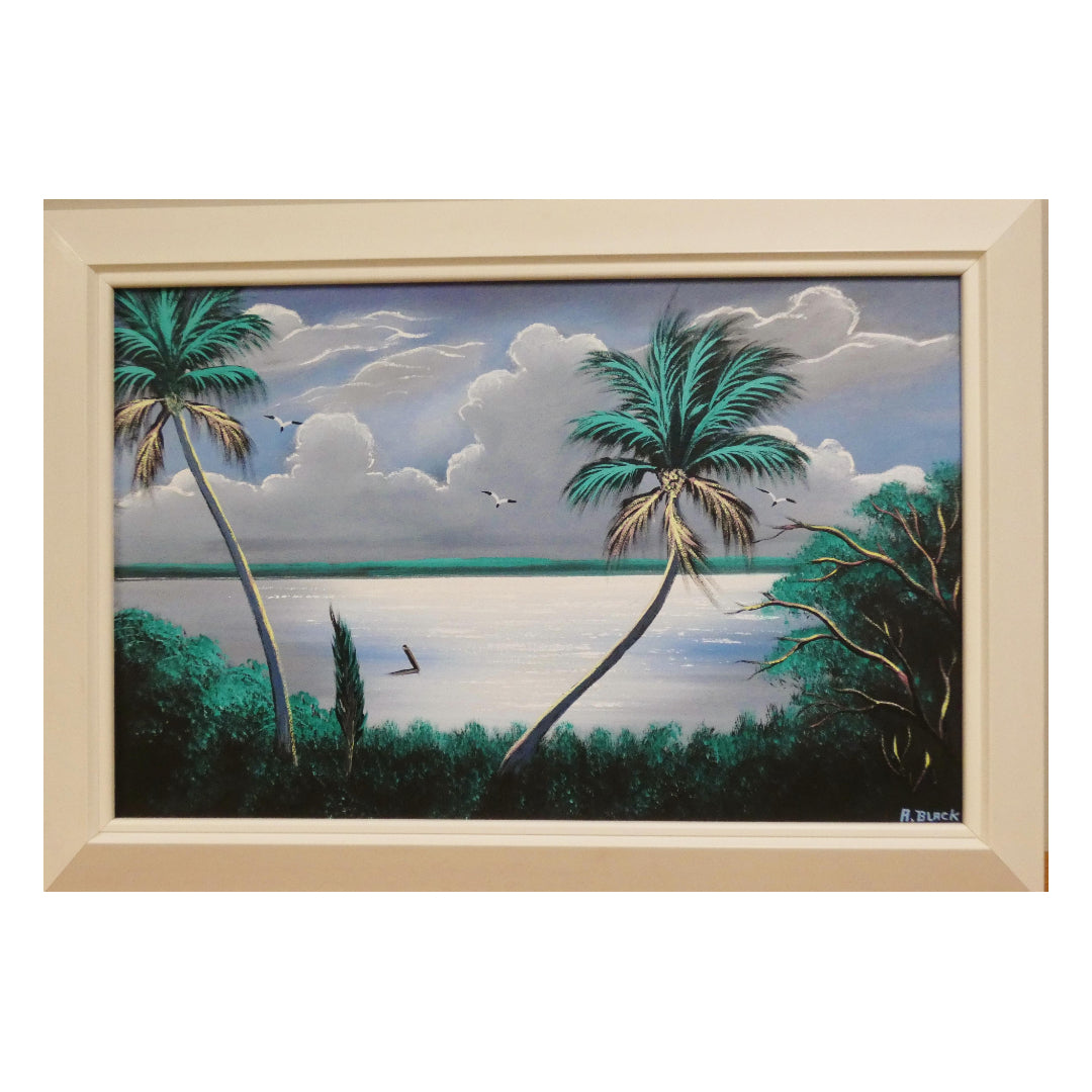 Al Black Florida Highwaymen Prison Painting