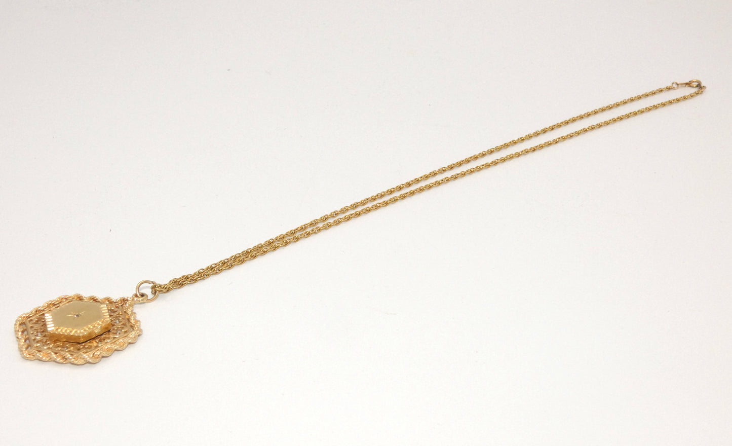 14K Gold Locket Necklace