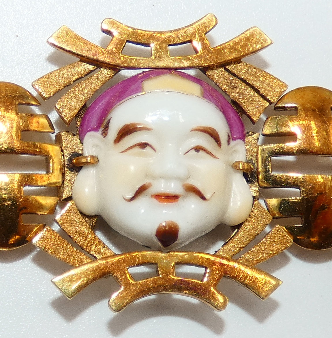 Japan's 7 Lucky Gods 14K Gold Bracelet