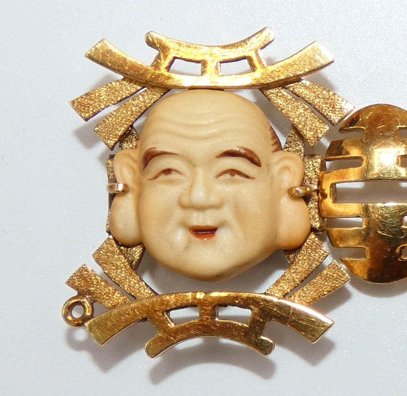 Japan's 7 Lucky Gods 14K Gold Bracelet