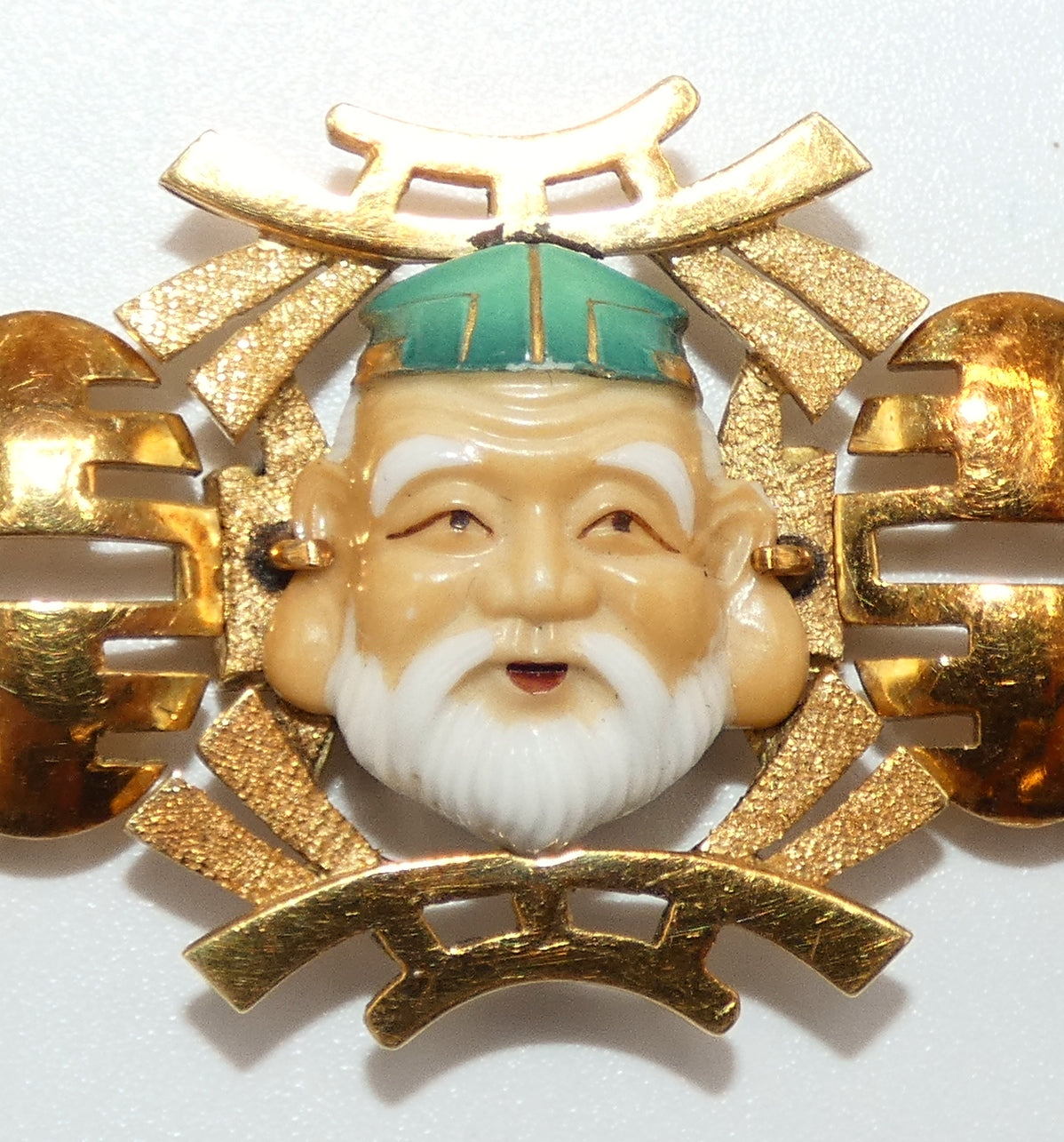Japan's 7 Lucky Gods 14K Gold Bracelet