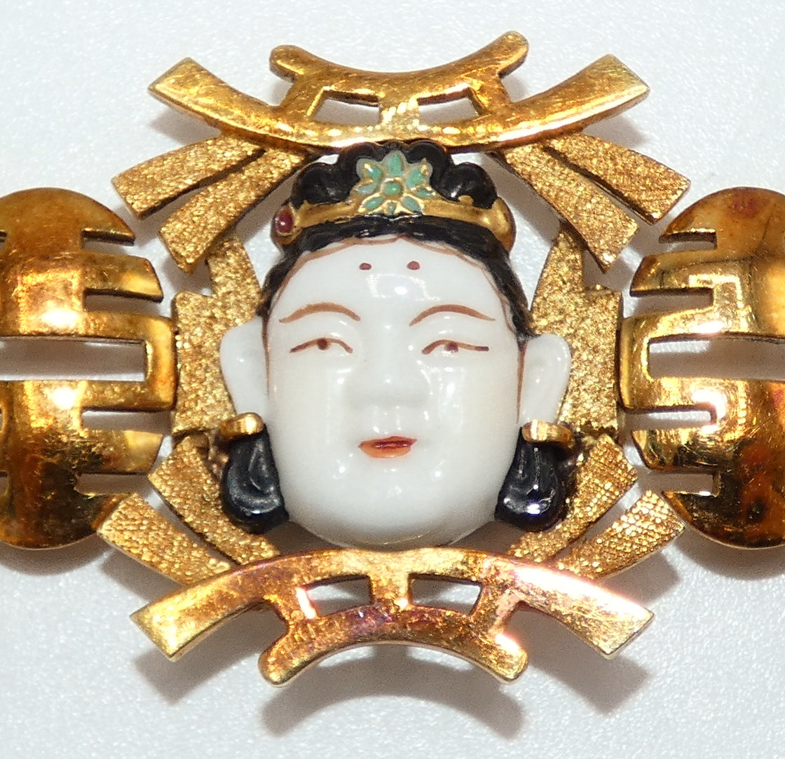 Japan's 7 Lucky Gods 14K Gold Bracelet