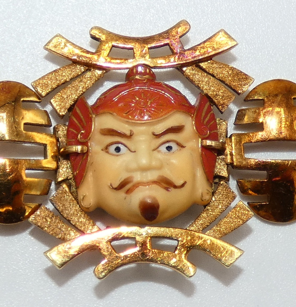 Japan's 7 Lucky Gods 14K Gold Bracelet