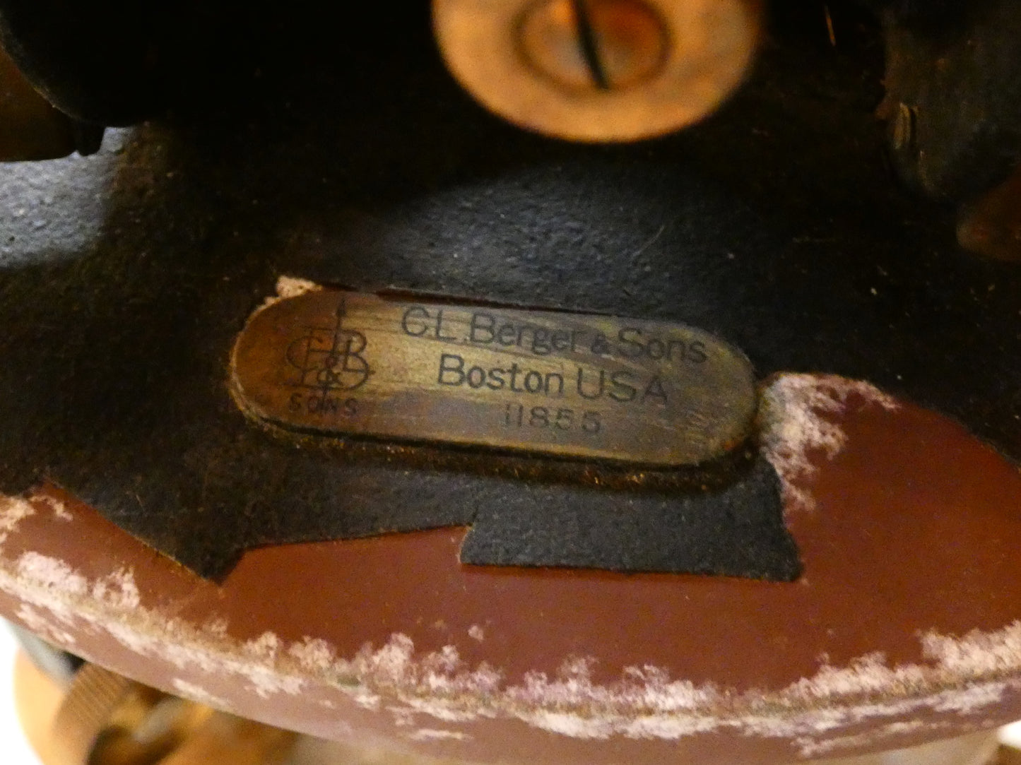 C.L. Berger 1918 USC & GS Theodolite Transit with Tripod