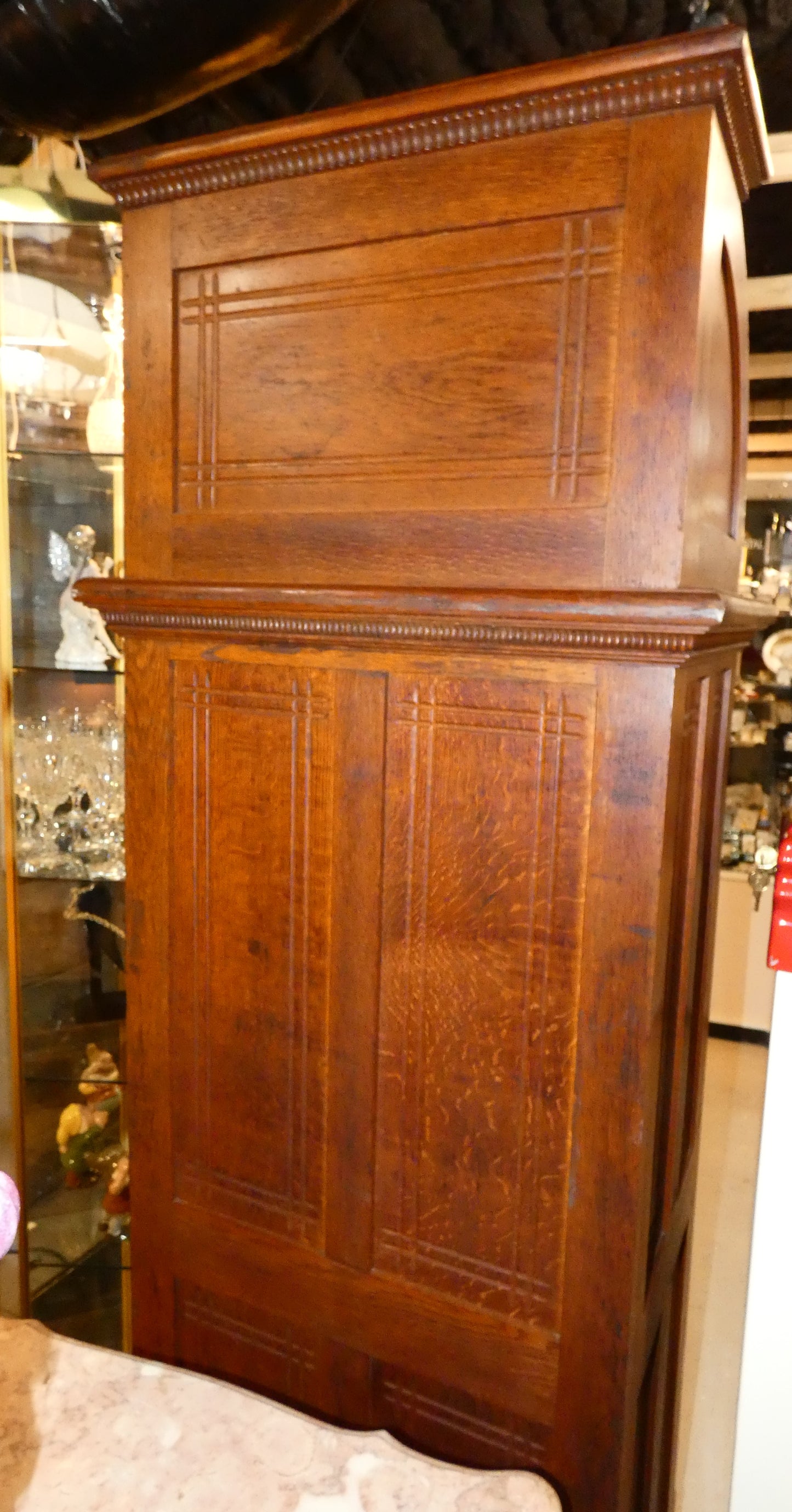 1870's Oak Dental Cabinet
