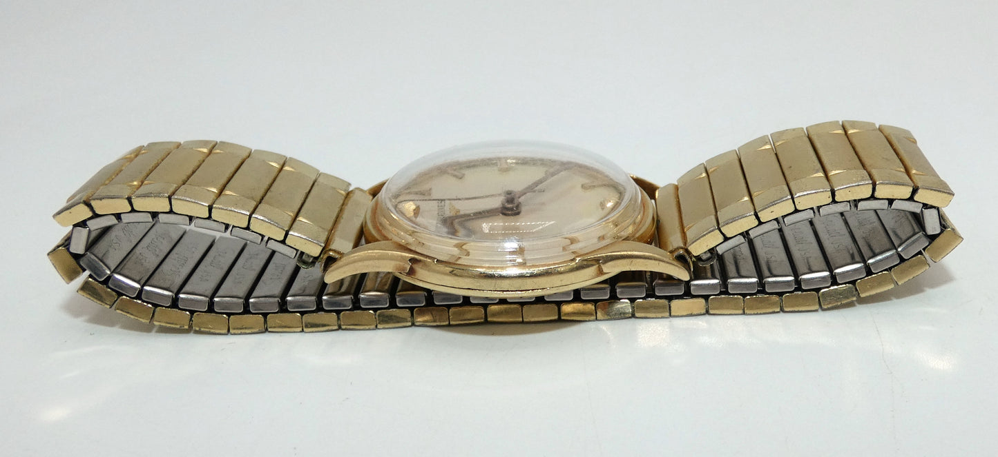 14K Gold Longines 17J Manual Wind Men's Watch