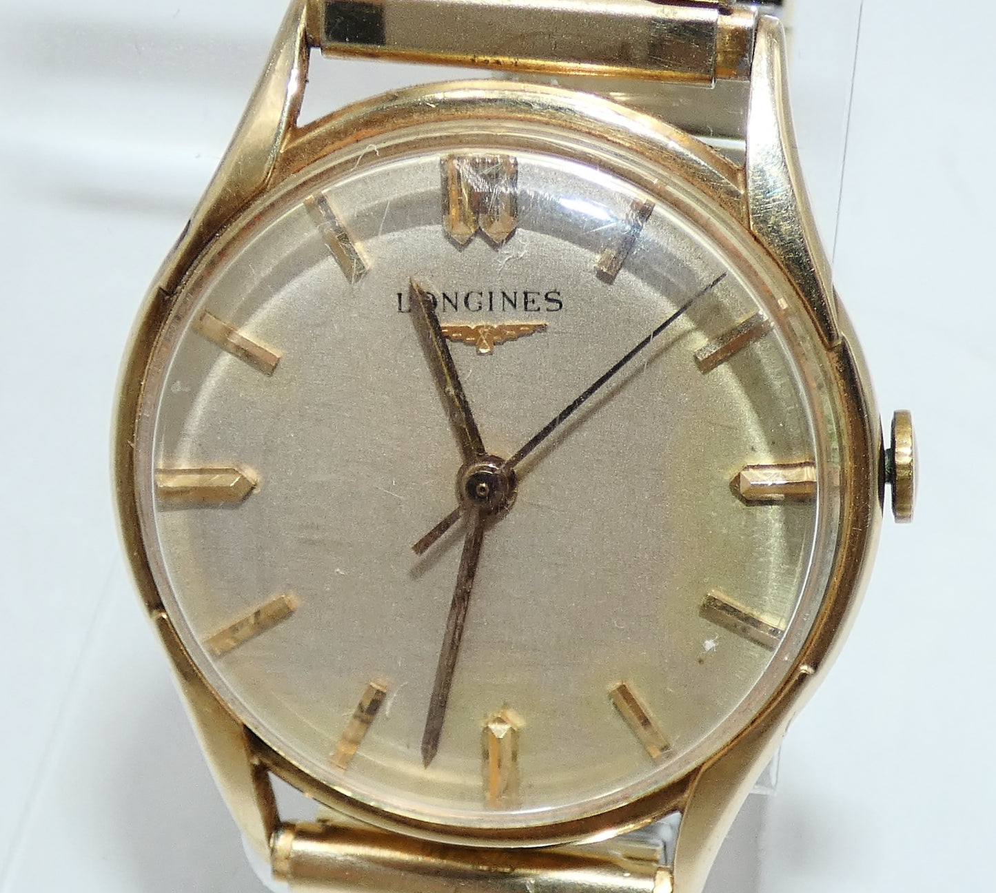 14K Gold Longines 17J Manual Wind Men's Watch